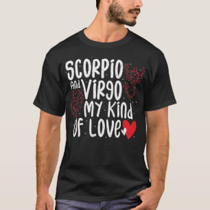 T-shirt Scorpio Et Virgo Mon Amour - Astrologie