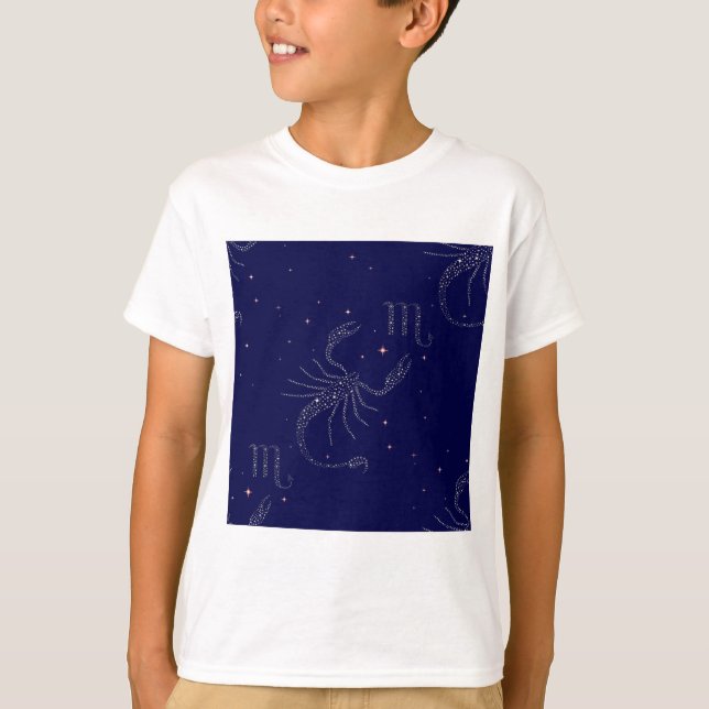 T-shirt scorpio étoiles (Devant)