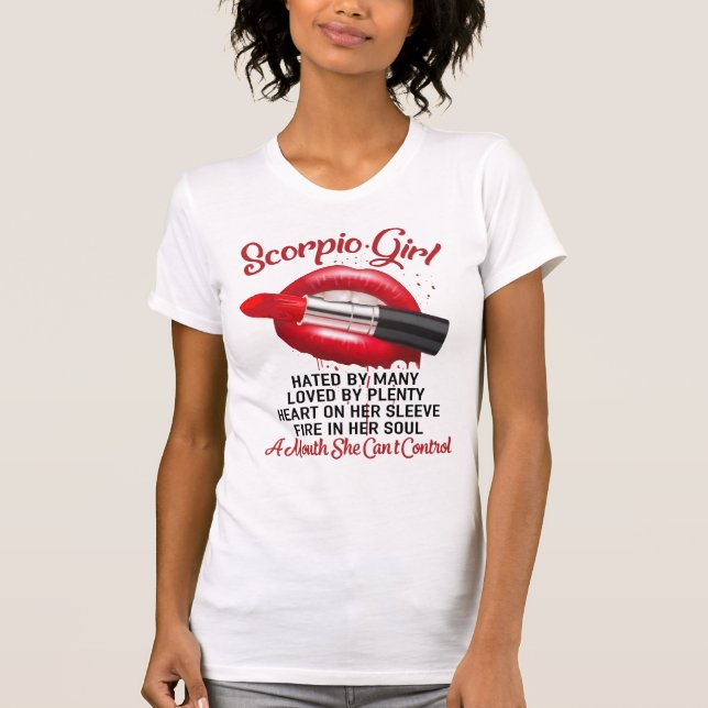 T-shirt Scorpio Girl (Devant)