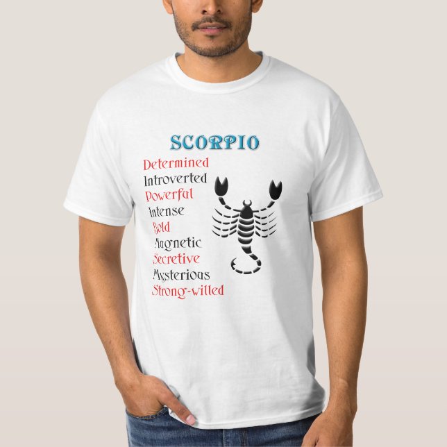 T-shirt Scorpio Horoscope Symbole Zodiaque (Devant)
