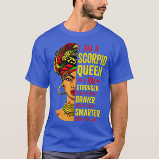 T-shirt Scorpio Je Suis Plus Forte Anniversaire Pour Scorp