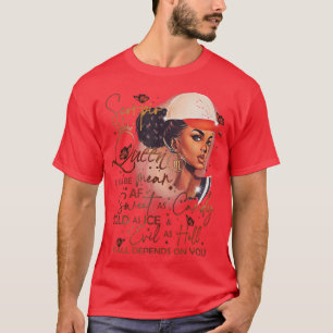 T-shirt Scorpio Queen Sweet As Candy Birthday Poison For B