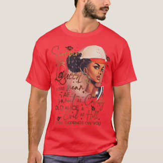 T-shirt Scorpio Queen Sweet As Candy Birthday Poison For B