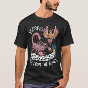 T-shirt Scorpio Rising : Phoenix du Zodiaque