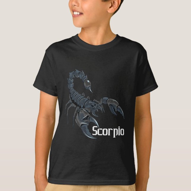 T-shirt Scorpio signe Zodiaque Horoscope Auteur Astrologis (Devant)