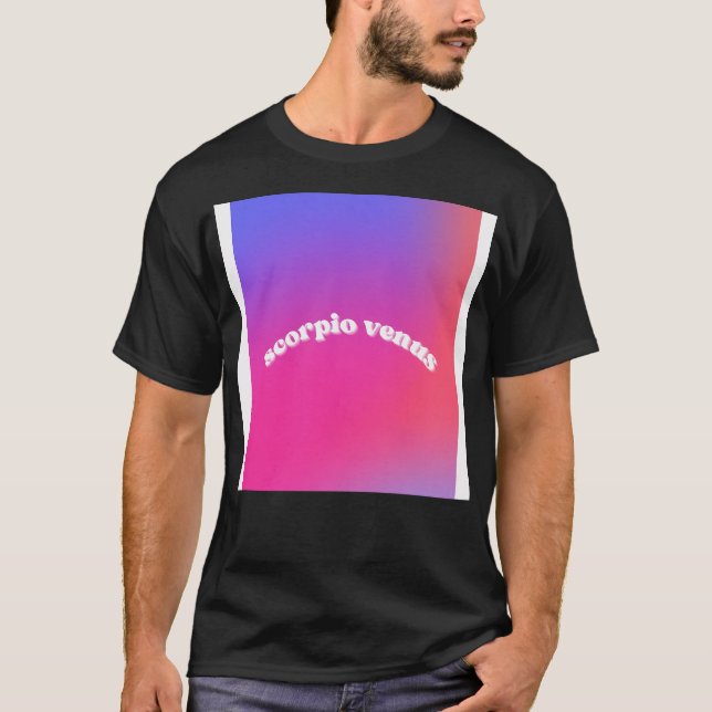 T-shirt Scorpio Vénus signe zodiaque (Devant)