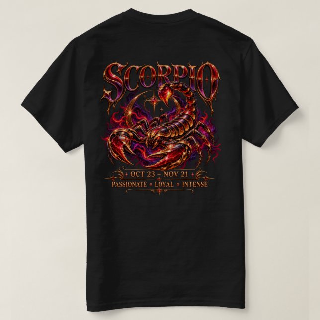 T-shirt Scorpion (Design dos)