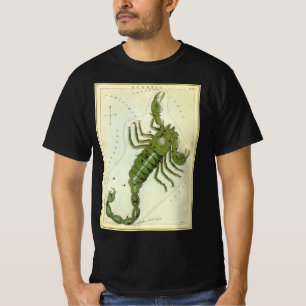 T-shirt Scorpion, Constellation Vintage Urania's Mirror