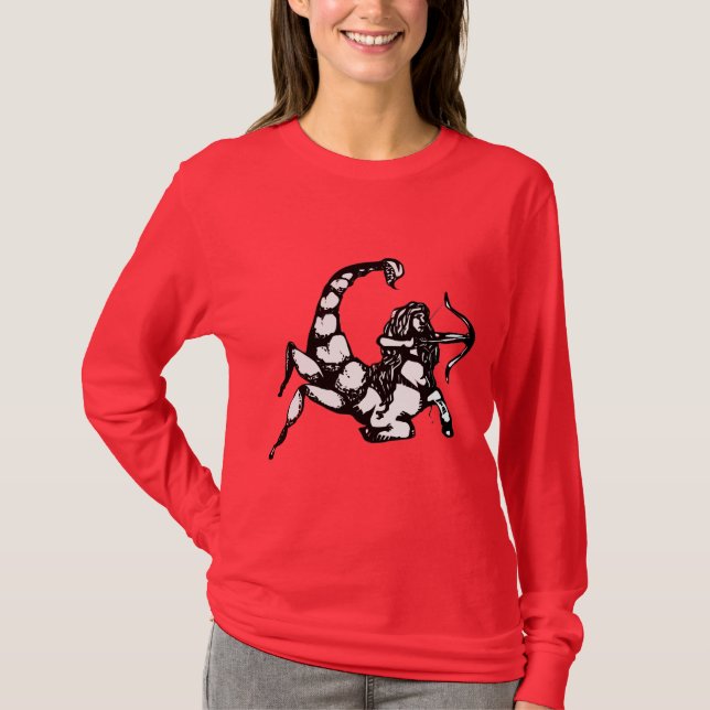 T-shirt Scorpion et Sagittaire "Cusper " (Devant)