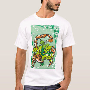 T-shirt Scorpion floral en saint