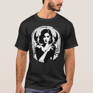 T-shirt Scorpion Horoscope - Scorpio Girl In Fr