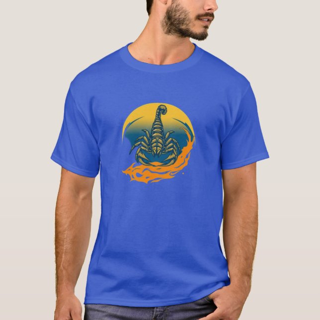T-shirt Scorpion Lunaire Ardente (Devant)