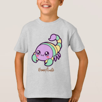 T-shirt Scorpion Mignon Dessin Animé Pastel Cute Kawaii