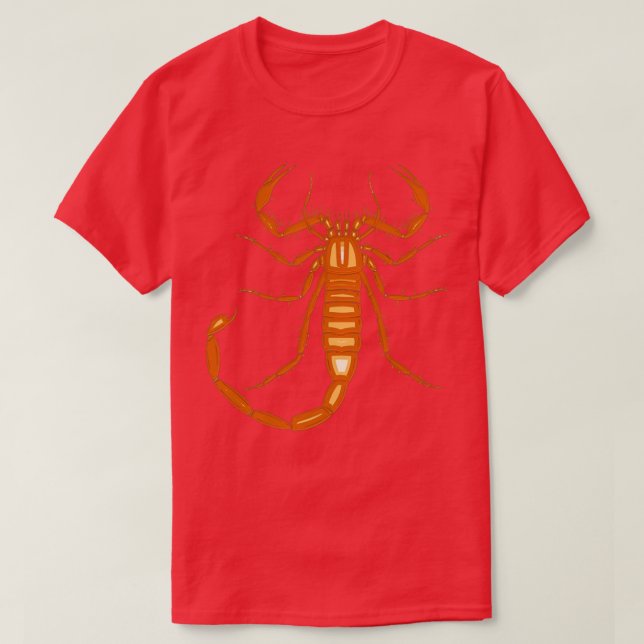T-shirt scorpion orange (Design devant)