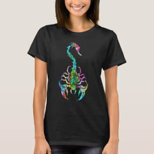 T-shirt Scorpion psychédélique