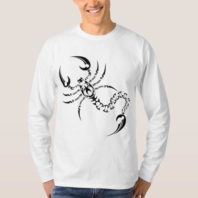 T-shirt scorpion tribal (Devant)