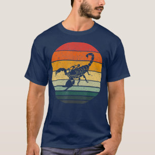 T-shirt Scorpion vintage Retro Sunset Art les années 70 80