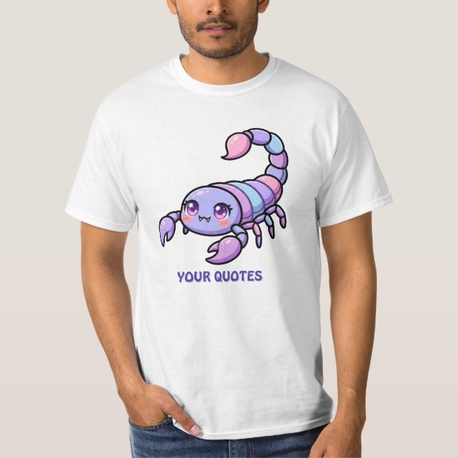 T-shirt Scorpion Zodiaque Chibi Mignon (Devant)
