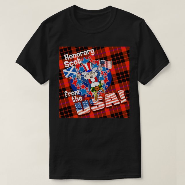 T-shirt Scot honoraire des États-Unis (Design devant)