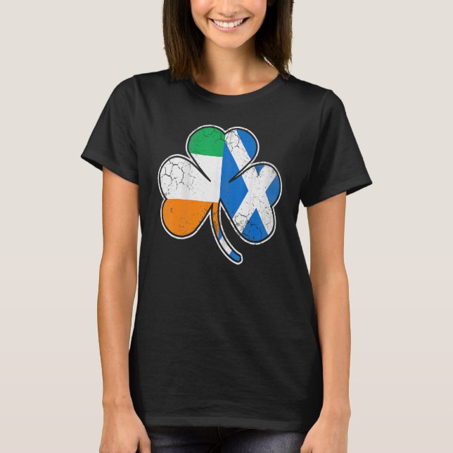 T-shirt Scotch Irish Shamrock Scottish St Patricks Day (Devant)
