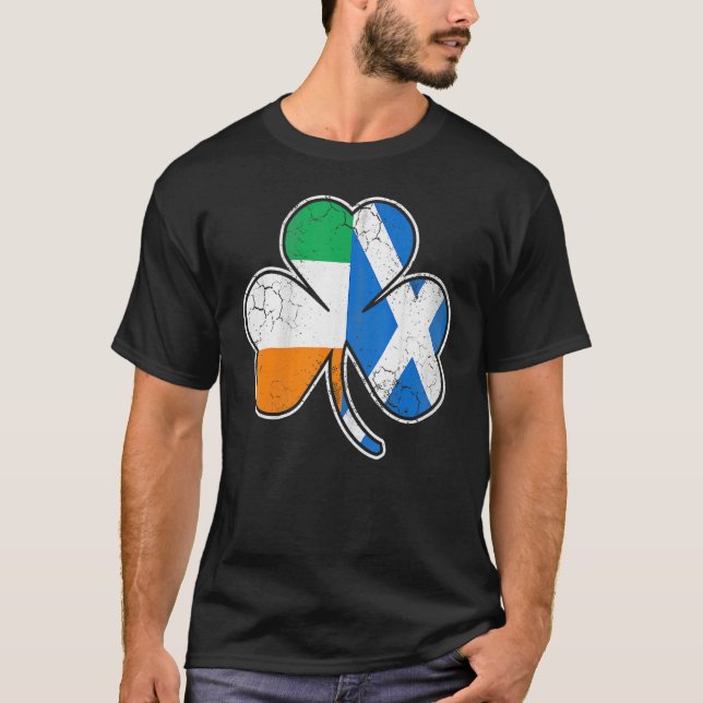 T-shirt Scotch Irish Shamrock Scottish St Patricks Day (Devant)