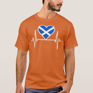 T-shirt Scotland Heartbeat