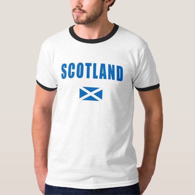T-shirt Scotland Ringer (Devant)