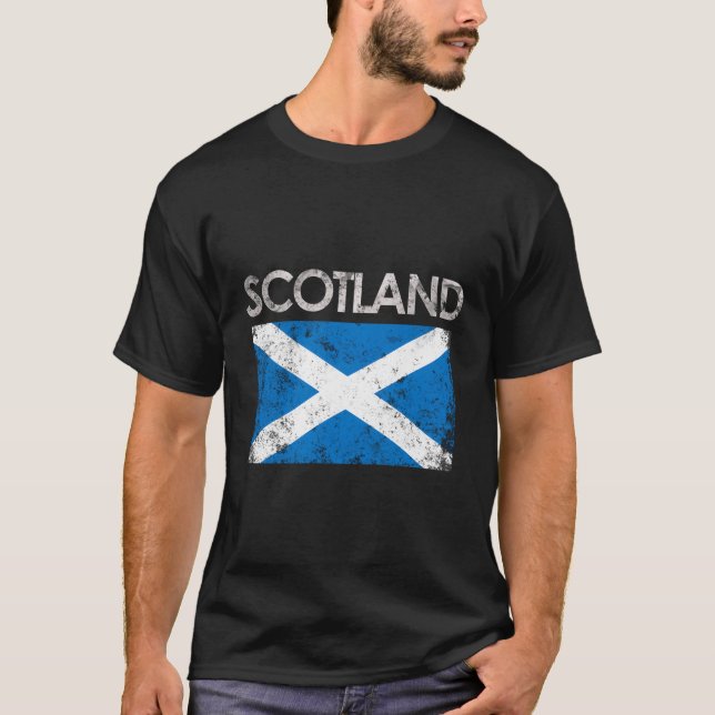 T-shirt Scotland Royaume-Uni Scottish Flag Pride (Devant)