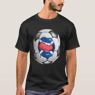 T-shirt Scotland Soccer Fan Scotsman Drapeau Bouche