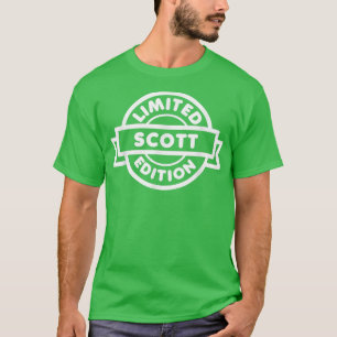 T-shirt Scott Limited EditionFunny Personnalisé Scott T-Sh