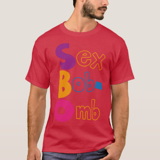 T-shirt Scott Pilgrim VS le Monde Se Bob Omb Knives Chau