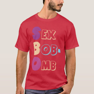 T-shirt Scott Pilgrimshirts Knives Se Bob Ombee rétro