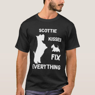T-shirt Scottie bisses réparer tout Scottie Terrier maman