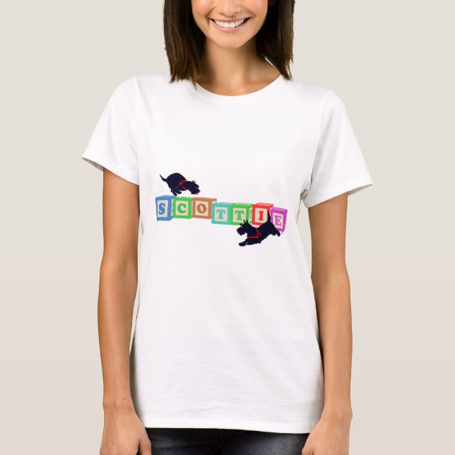 T-shirt Scottie Blocks (Devant)