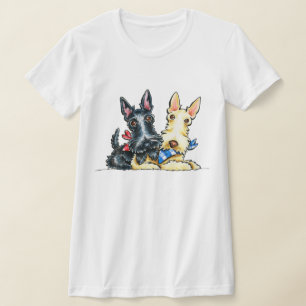 T-shirt Scottie En vichy Cuties