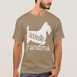 T-shirt Scottie Grandma Cadeaux mignonne Scottish Terrier