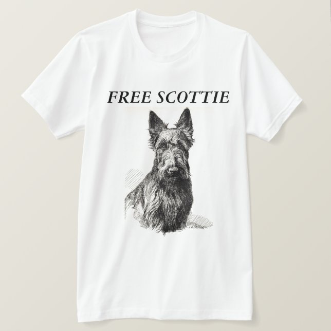 T-SHIRT SCOTTIE GRATUITE (Design devant)