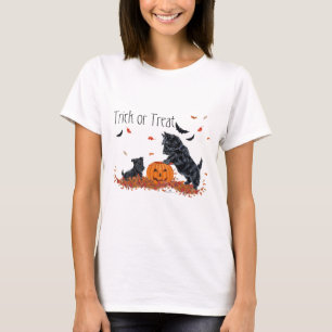 T-shirt SCOTTIE Papa et chiot Halloween
