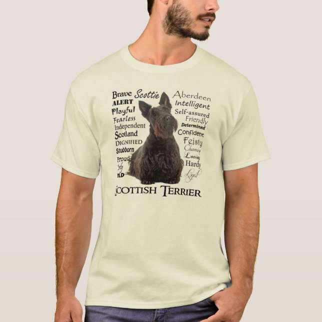 T-shirt Scottie Traits (Devant)