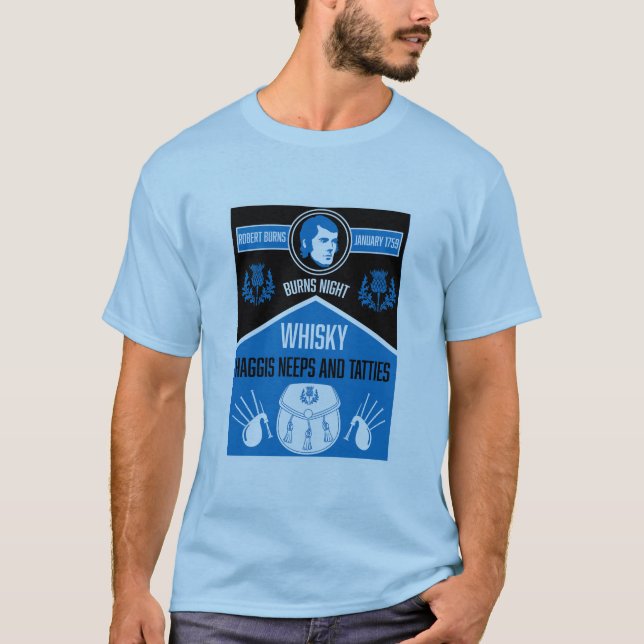 T-shirt Scottish Burns Night Super (Devant)