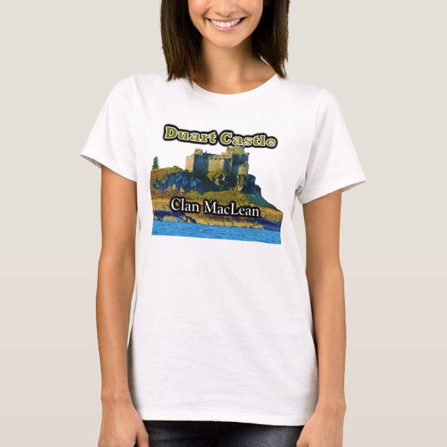 T-shirt Scottish Clan MacLean Duart Castle (Devant)