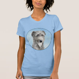 T-shirt Scottish Deerhound Peinture - Cute Original Chien 