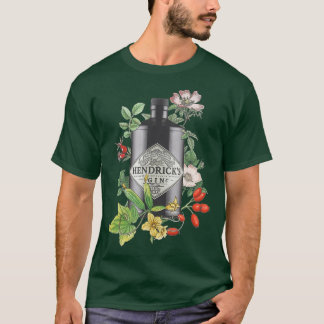 T-shirt Scottish Gin flowers art