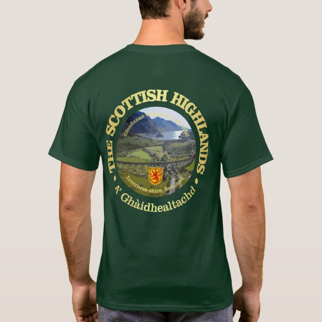 T-shirt Scottish highlands (Dos)