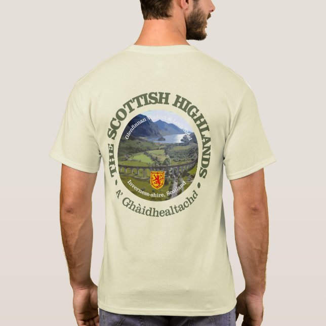 T-shirt Scottish highlands (Dos)