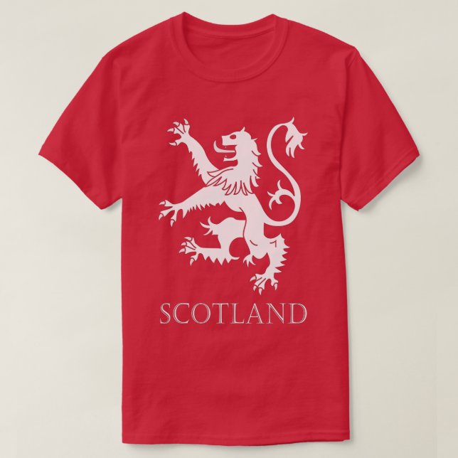 T-shirt Scottish Lion Rampant  Scotland Coat Arms Gift Rug (Design devant)