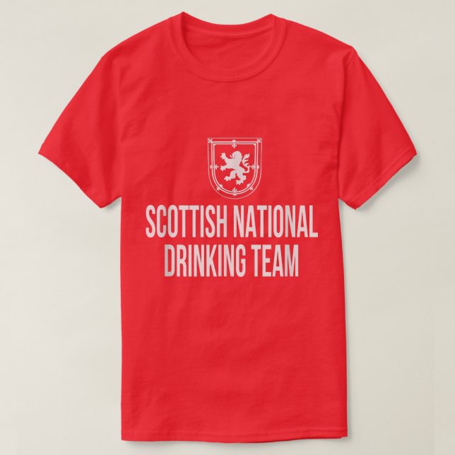 T-shirt Scottish National Drinking Team National Pride Bee (Design devant)