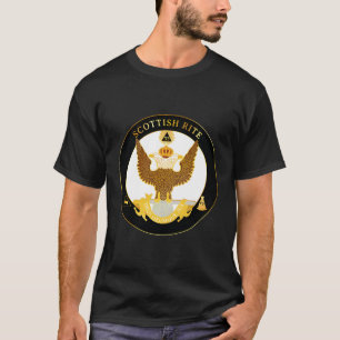T-shirt Scottish Rite Mason 33E Ailes Jusqu'À 33 Vallée Ma