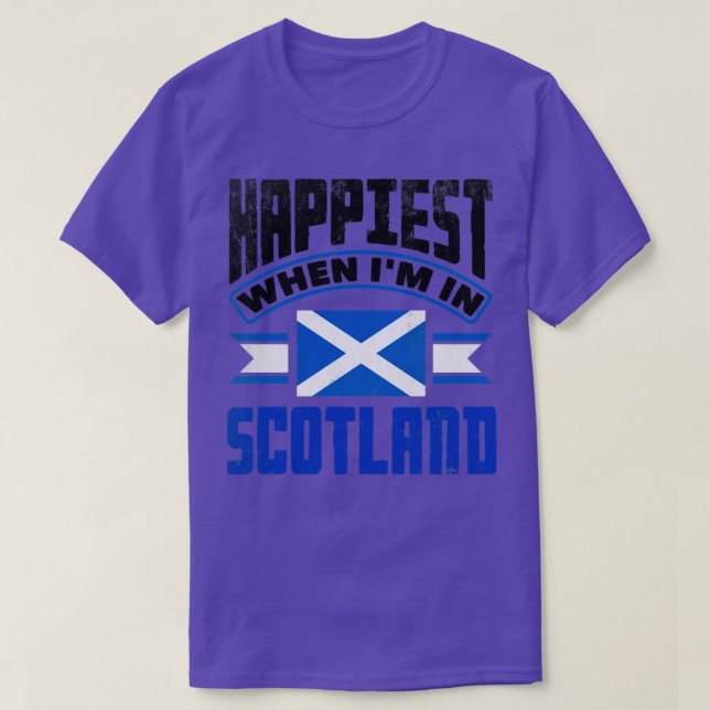 T-shirt Scottish Scotland Scottish Flag Quote5 (Design devant)