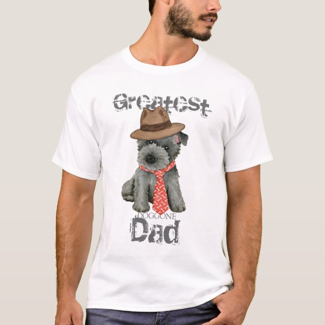 T-shirt Scottish Terrier Dad (Devant)